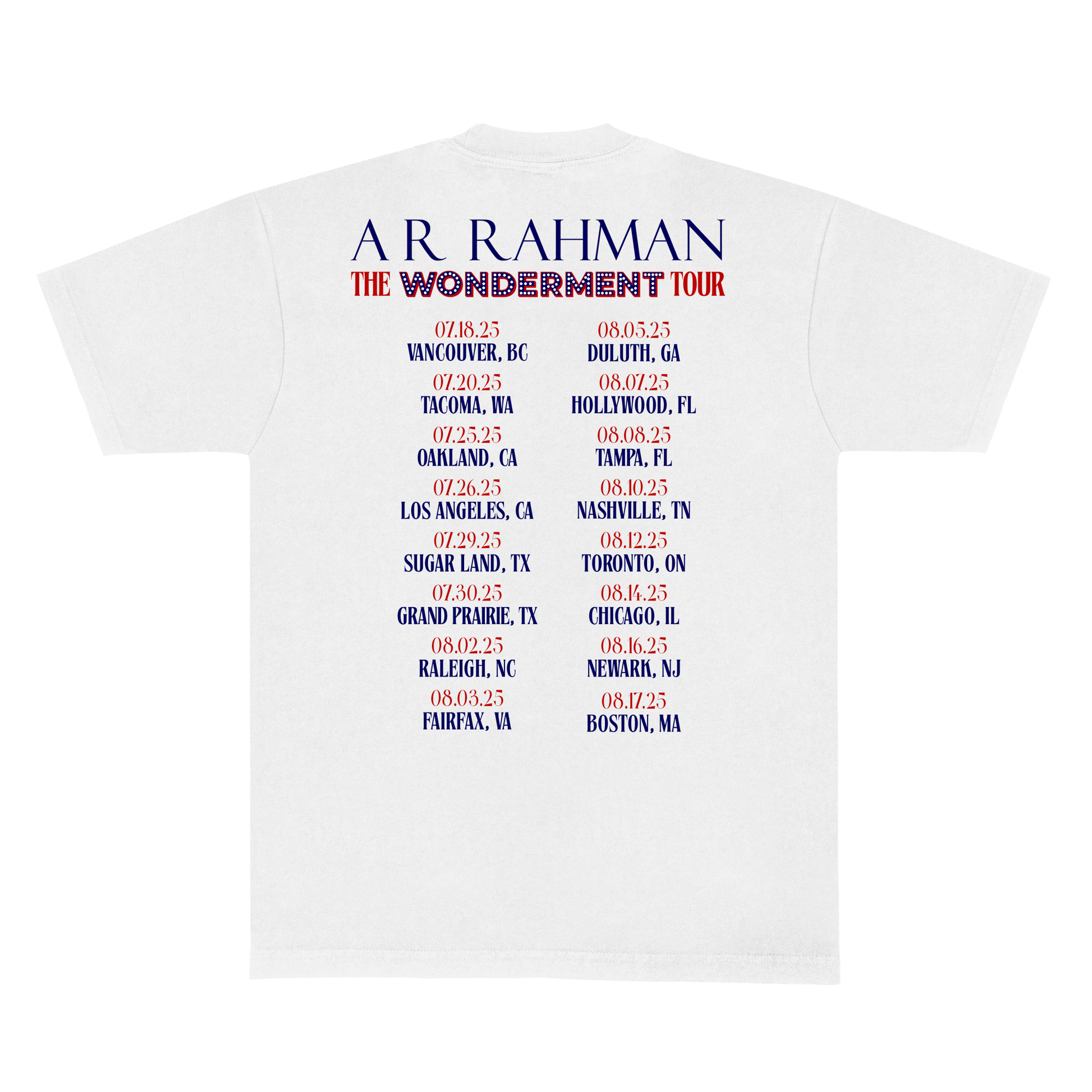 The Wonderment Tour Look Tee
