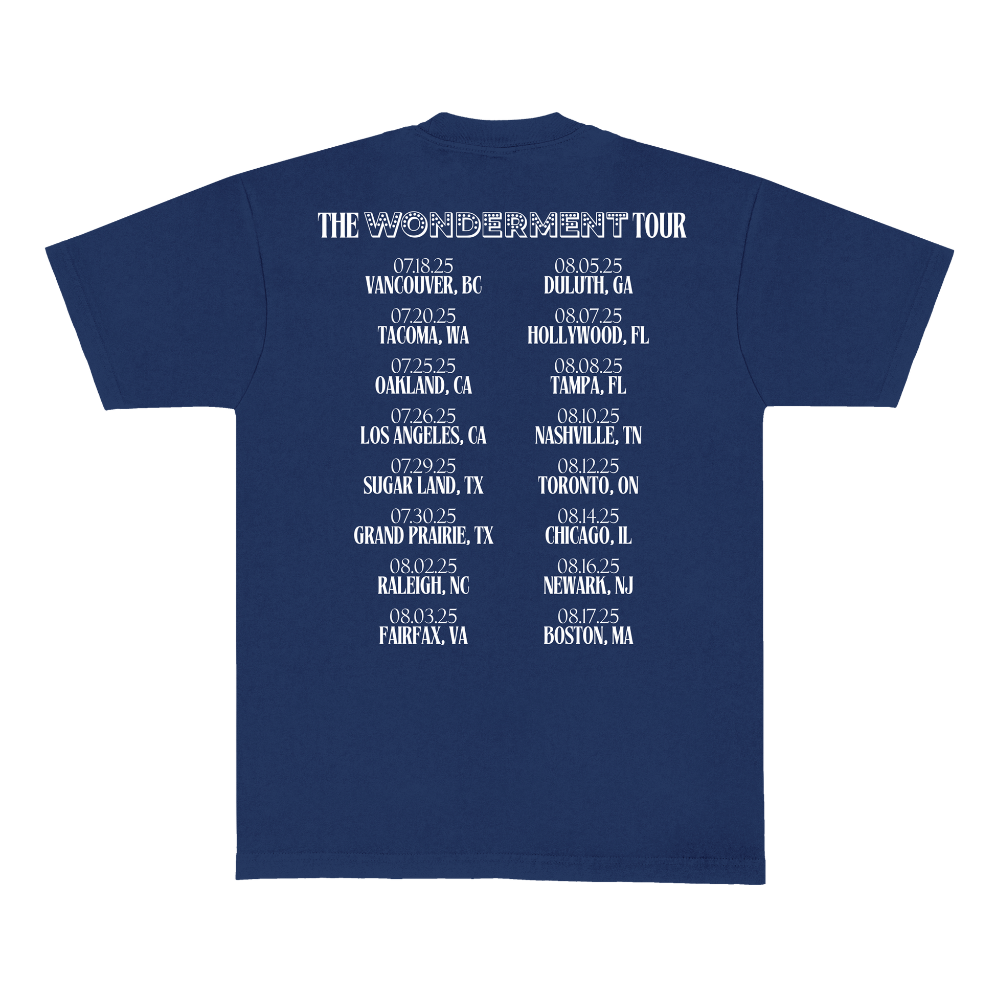 The Wonderment Tour Portrait Tee